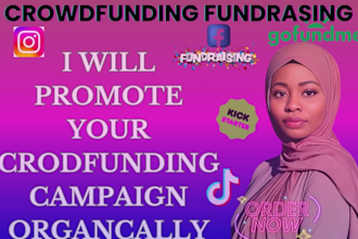 promote your gofundme, fundraising crowdfunding campaign