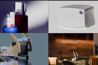make a 3d product animations and commercial