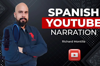 record a professional voiceover in spanish, audio book