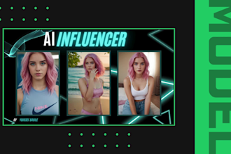 create a realistic ai influencer for instagram, of