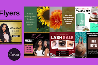 design your graphics project in canva pro