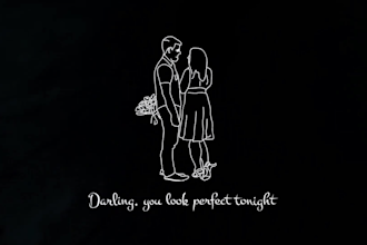 create animated hand drawn animated lyric music video