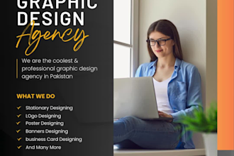 design exclusive graphic ads, business card, logo, stationery in just 5 dollars