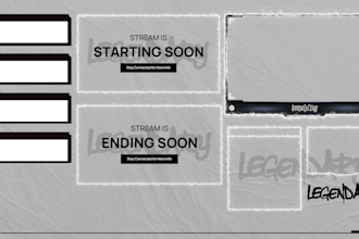 design amazing twitch and youtube overlays
