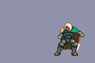 pixel art character, sprite sheet and pixel art animation for games
