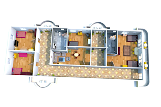 draw  a floor plans in autocad