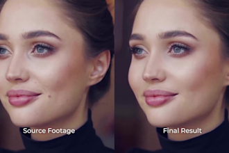 do skin, beauty retouching, pimples, wrinkles, blemishes, softening in video