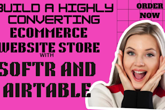 build and automate your custom ecommerce website using airtable, softr and n8n