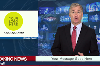 read your script as a breaking news video