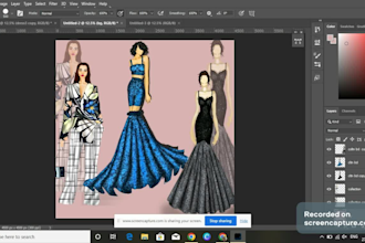 do digital illustration for fashion design art