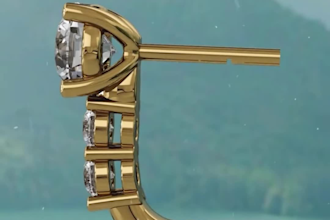 do 3d jewelry model  3d ring model 3d jewelry animation  3d necklace design