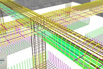 model 3d reinforcement in allplan and detect clashes