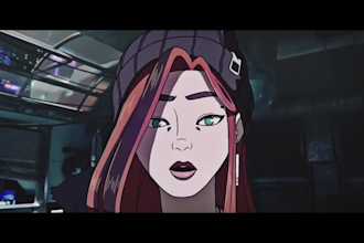 create custom 2d animation video, 2d music video, japanesse anime style