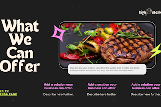 design trendy and creative restaurant menu card