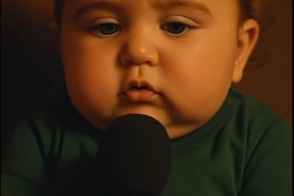 create viral ai baby podcast ai character ai baby talking video ai short film