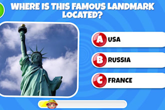 create quiz, trivia questions videos editing for youtube