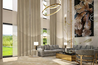 do interior design, sketchup 3d model for your living room and bedroom