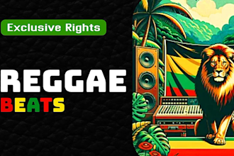 provide 3 reggae beats with full exclusive rights