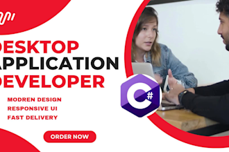 build high quality wpf and winforms desktop application for windows