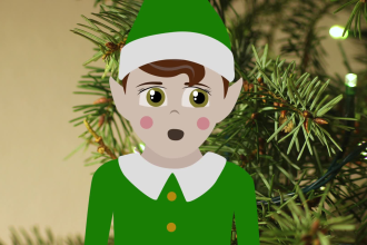 deliver your message as a holiday elf character