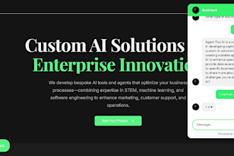 develop and deploy an ai agent on your website
