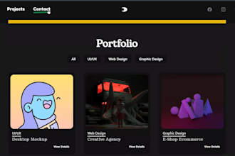 build a portfolio website, business website on framer
