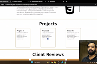 build a personal portfolio website for your business