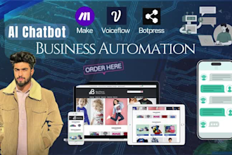 make ai chatbot using voiceflow for business automation