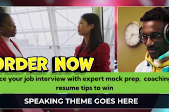 ace your job interview with expert mock prep,  coaching, resume tips to win
