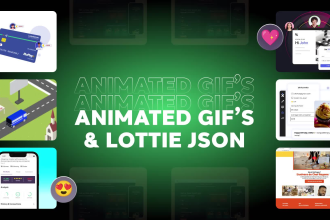 make explainer GIF animation for your website or app