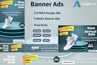 design creative HTML5 banner ads for google display network