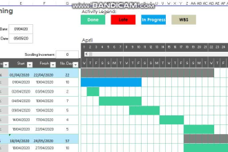 create project schedule timeline gantt chart using microsoft excel