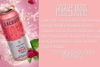 formulate custom energy drinks with functional ingredients for your brand