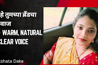 record a professional marathi voice over for your project