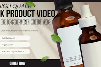 create a high quality 4k product video winning product research animation video