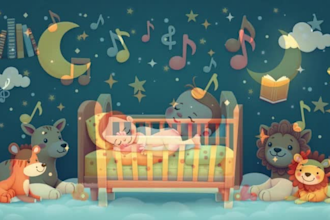 compose cute catchy kids music, baby sleep for kids