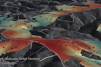 do gis maps, elevation models,  3d modeling and more