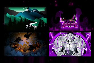 do logo animation for business, youtube, streaming, twitch