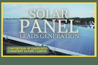 solar panel leads commercial solar marketing promo video facebook ads google ads