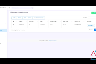 provide school management system