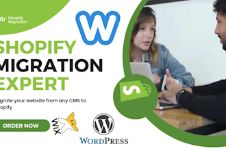 expert migrate shopify website