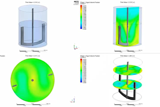 do cfd simulation of mixing tank