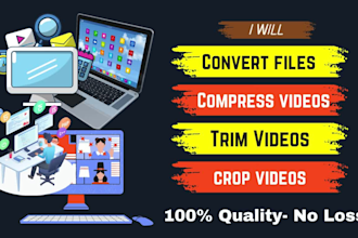 convert any files, compress, video cropping, and trimming