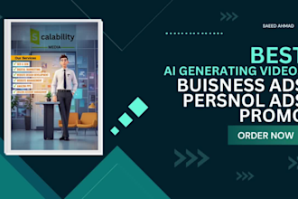 create ai business ads with ai voice over for tiktok, facebook, instagram