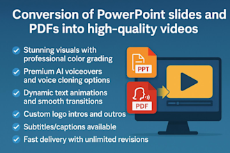 create explainer videos from your powerpoint or PDF presentations