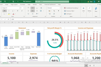 create excel dashboard, power query, pivot table and charts