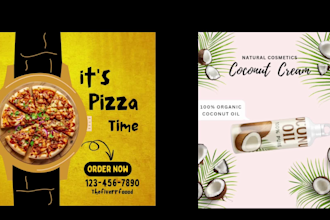design animated banners or gif ads for web and social media