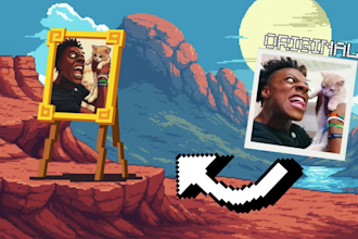 turn you into a pixel art portrait