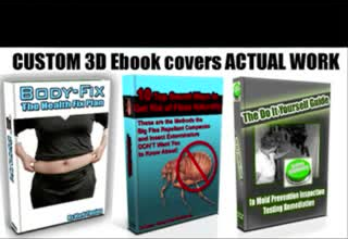 design a kindle book cover or 3d ebook cover