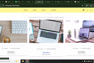 build a full stack web application using nextjs tailwind CSS and python